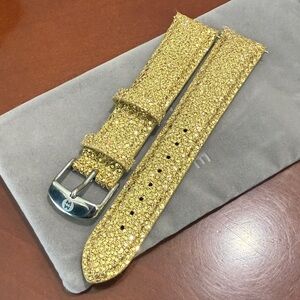 Gold Glitter Watch Strap - Men Accessories